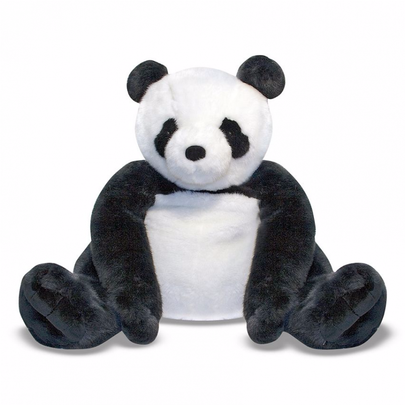 Big Panda Stuffed Animals (1366x800), Png Download