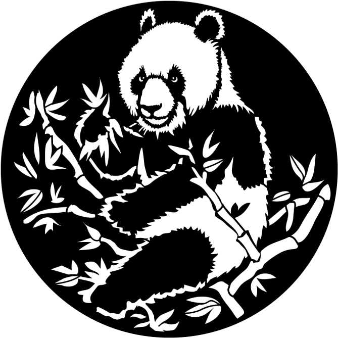 Asian Giant Panda - Panda Gobo (800x800), Png Download