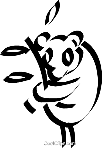 Giant Panda Royalty Free Vector Clip Art Illustration - Illustration (331x480), Png Download