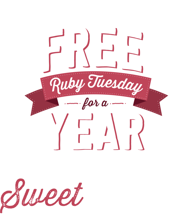 Free Ruby Tuesday For A Year Sweet Sweeps - Illustration (631x739), Png Download