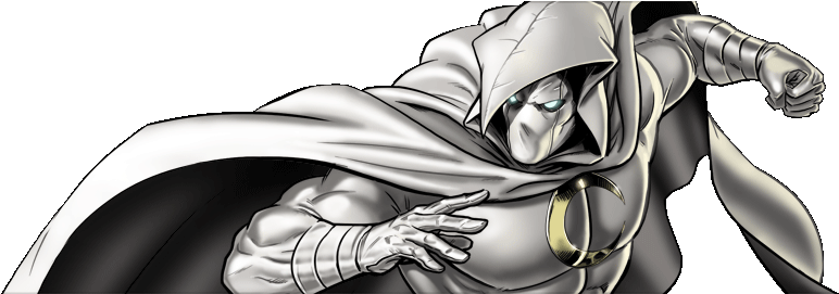 Moon Knight Dialogue 1 Right - Cavaleiro Da Lua Desenho (779x270), Png Download