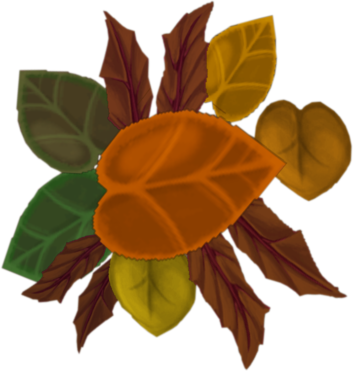 Fallen Leaves Png (715x752), Png Download