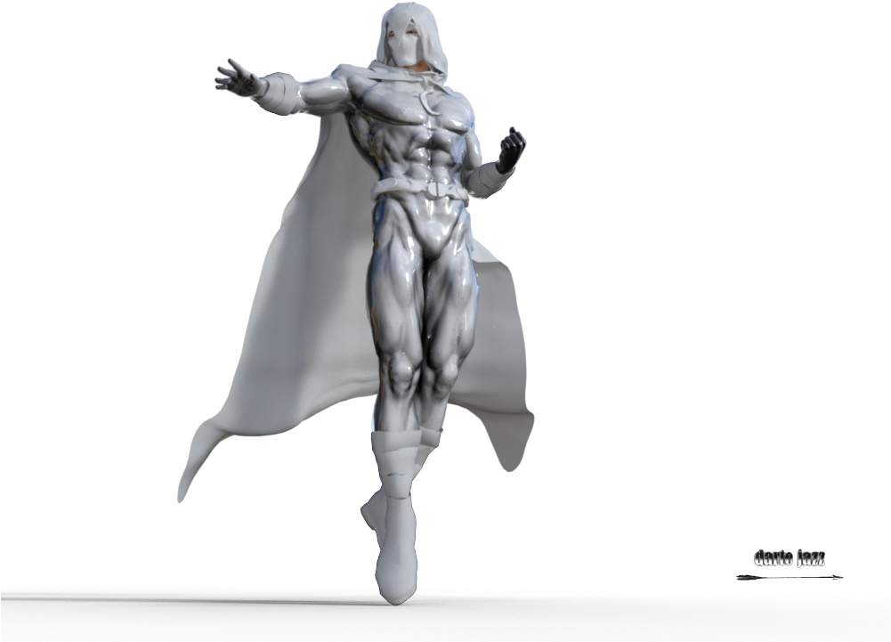 Moon Knight - Figurine (1000x769), Png Download