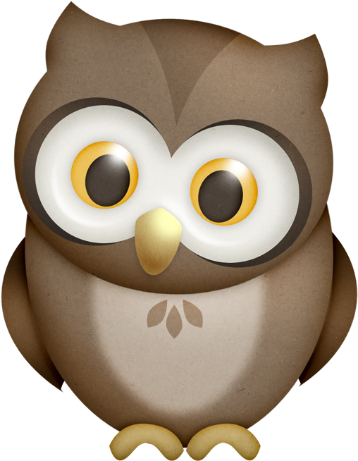 Owls ‿✿⁀°••○ Macetas - Owl Clipart Png (527x673), Png Download
