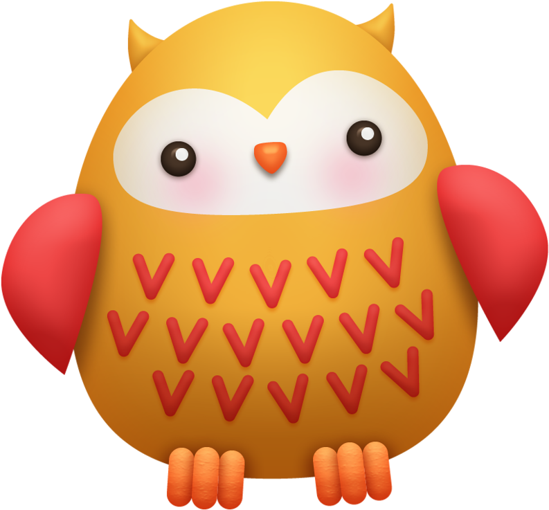 Owl Owl Png, Owl Illustration, Fall Harvest, Views - Cartoon (800x744), Png Download