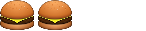 Order London Burgers Using Emojis - Burger Emoji (640x200), Png Download