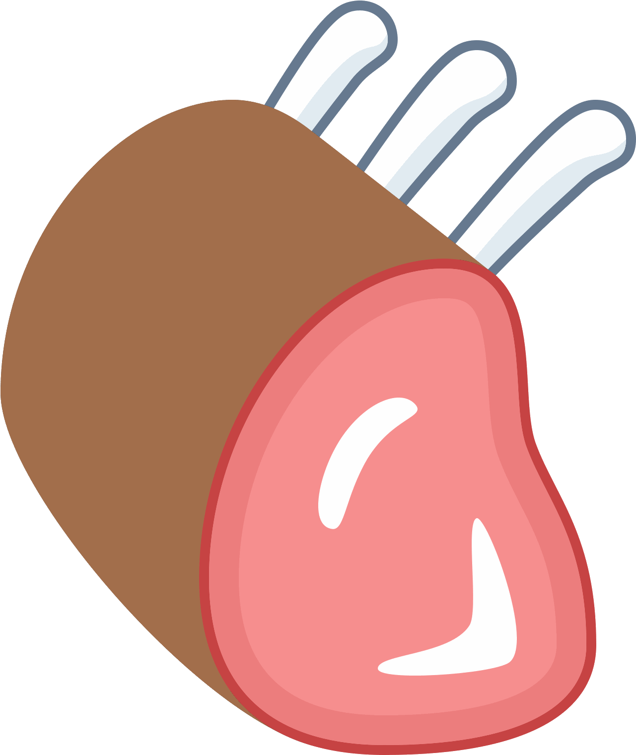 Rack Of Lamb Icon - Lamb Icon (1600x1600), Png Download