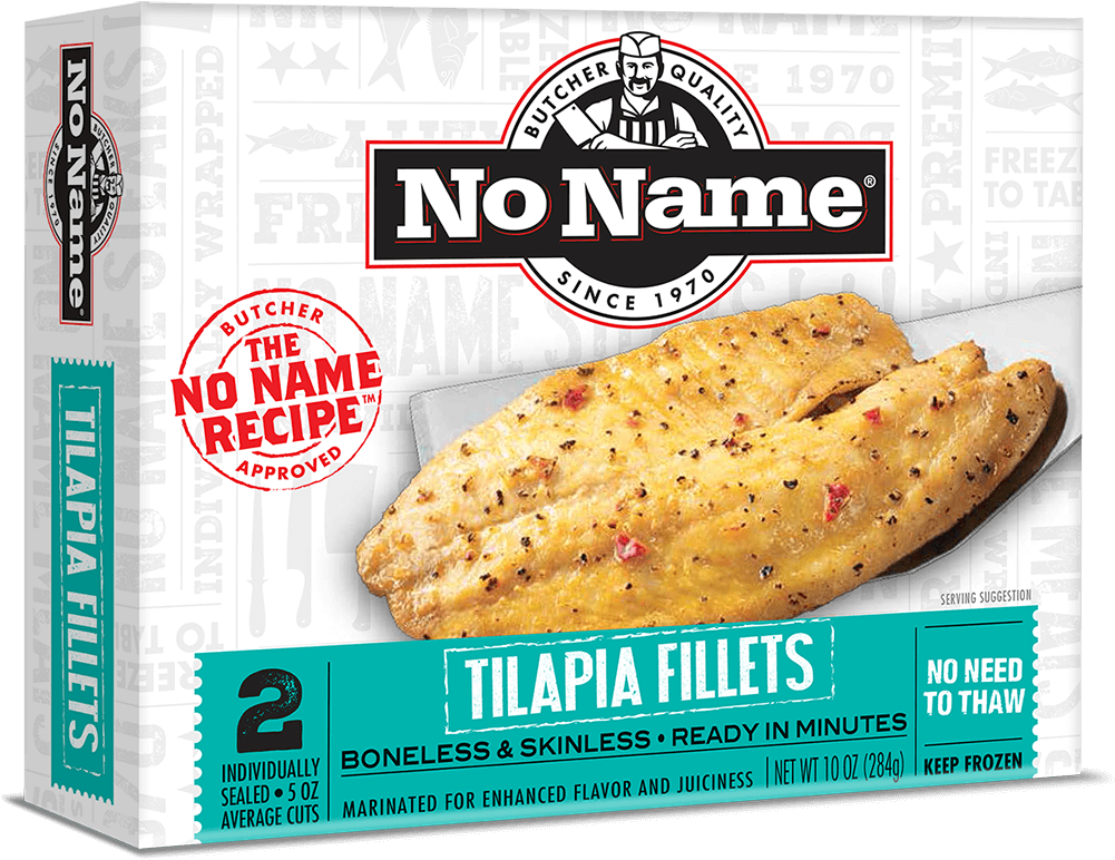 No Name® Premium Tilapia Filets - No Name Tilapia (1024x852), Png Download