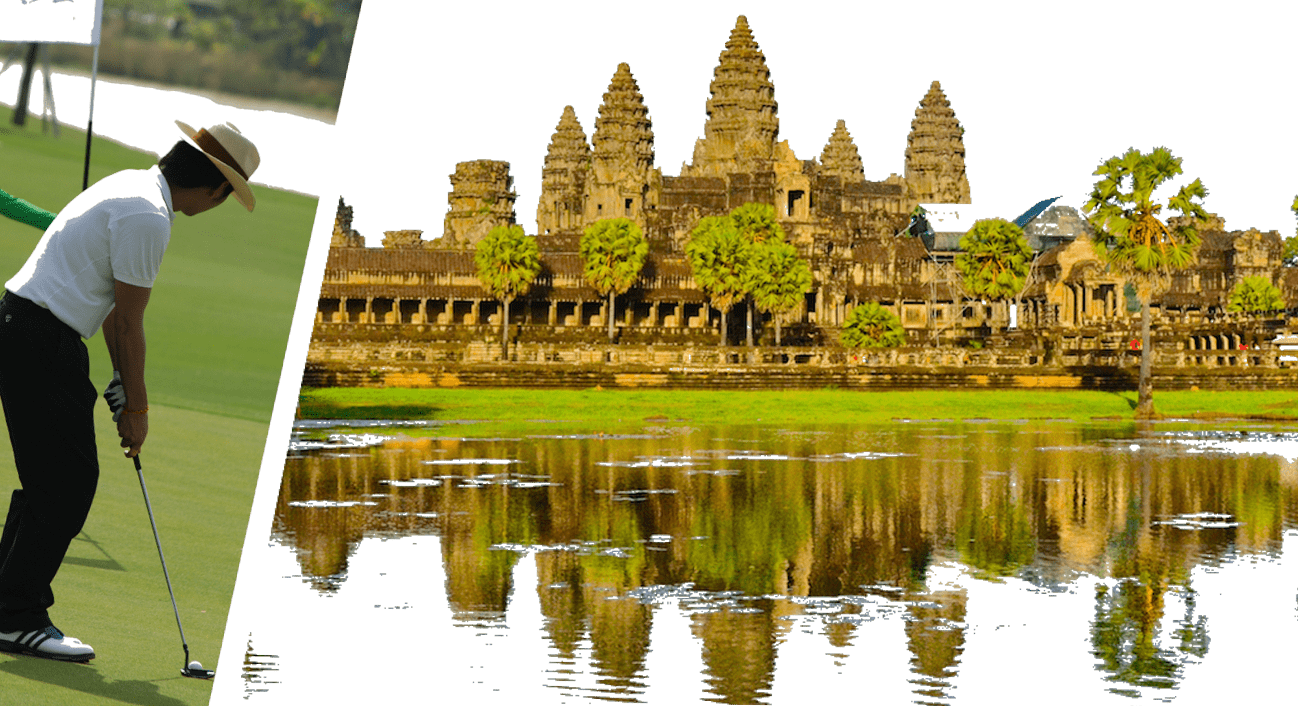 Siem Reap Golf Vacation - Angkor Wat (1298x706), Png Download