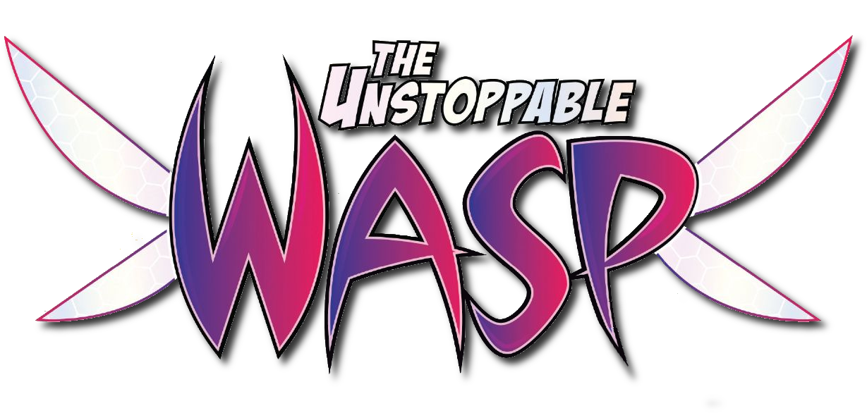 Marvel The Wasp Logo (1239x594), Png Download