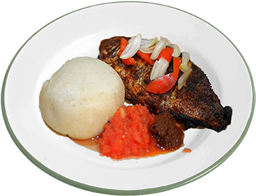 Banku And Tilapia - Banku And Tilapia Png (400x300), Png Download