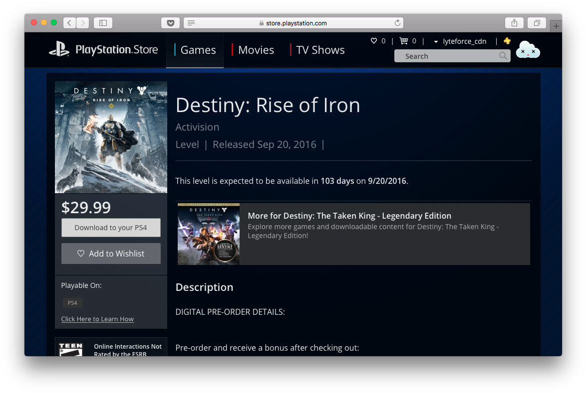 Screen Shot 2016 06 09 At - Destiny Rise Of Iron Game Guide Unofficial (1189x800), Png Download