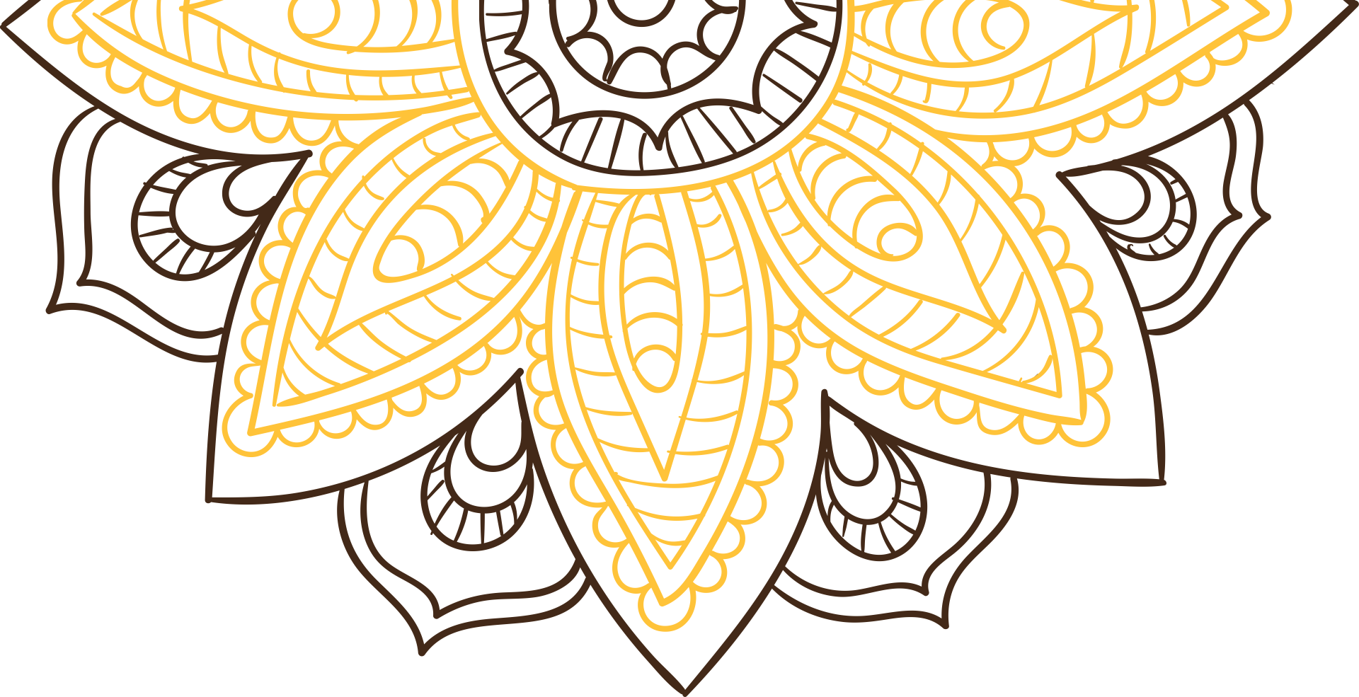 Mandala - Mandala Art Png (1920x985), Png Download