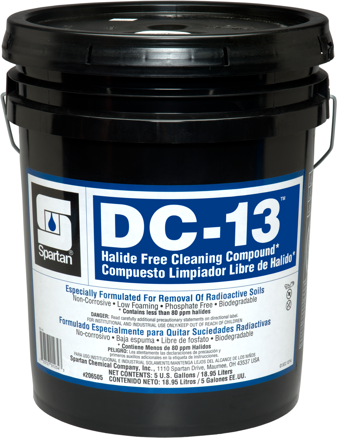 206505 Dc-13 - Spartan Shineline Multi Surface Cleaner - 5 Gal. 0040-5 (1351x1891), Png Download