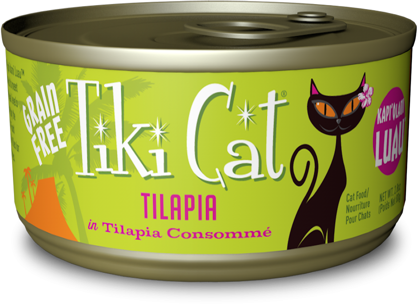 Tiki Cat Kapi'olani Luau Grain Free Tilapia In Tilapia - Tiki Cat (943x745), Png Download