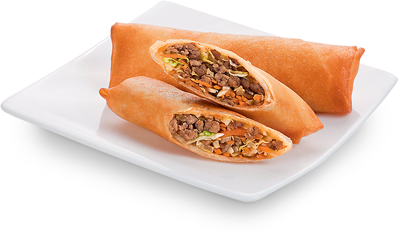 Receitas De Rolinho Primavera - Rolinho Frango Com Requeijão (801x468), Png Download