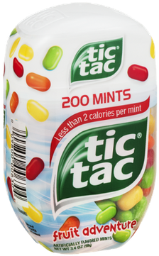Tic Tac Fruity Adventure Flavored Mints (400x400), Png Download
