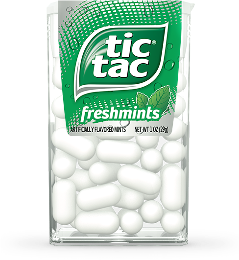Tic Tac Mints, Freshmints Singles, 1 Oz, - Tic Tac Png (487x602), Png Download