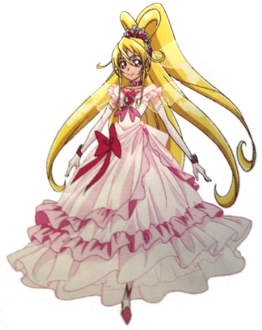 Doki Doki Pretty Cure Cure Heart Engage Mode Pose - Doki Doki Precure Cure Heart Engage Mode (381x480), Png Download