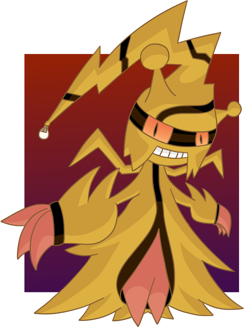 A Mega Banette And Electivire Fusion~ - Illustration (908x1174), Png Download