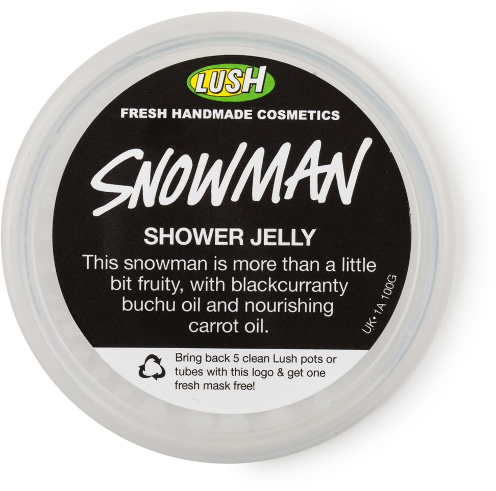 Snowman Shower Jelly Review This Is Now My Second Favorite - Lush Snowman Jelly (1000x1000), Png Download
