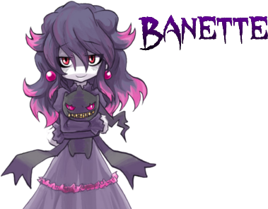 Oh, Man, Banette's One Of My Favorites - Human Ghost Type Pokemon (400x300), Png Download