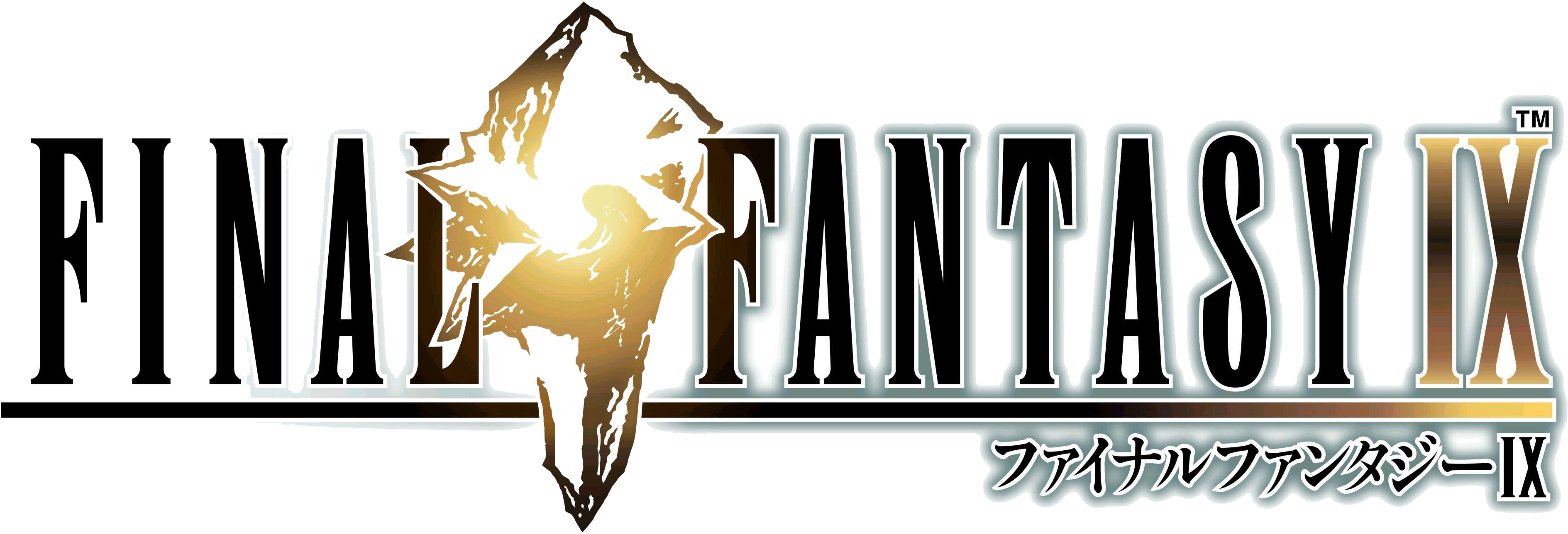 Ff9 - Final Fantasy Ix Png (3996x1483), Png Download
