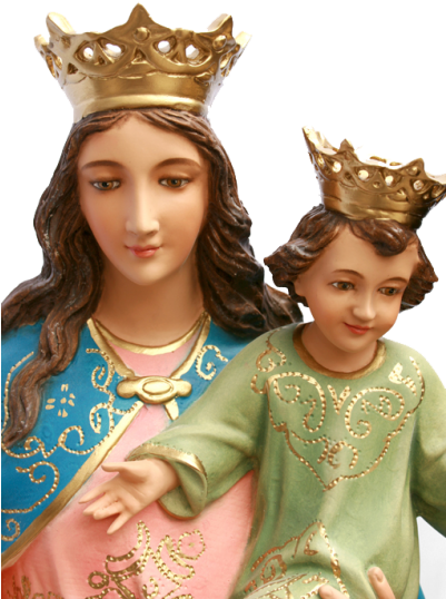 Virgen María Auxiliadora (600x600), Png Download