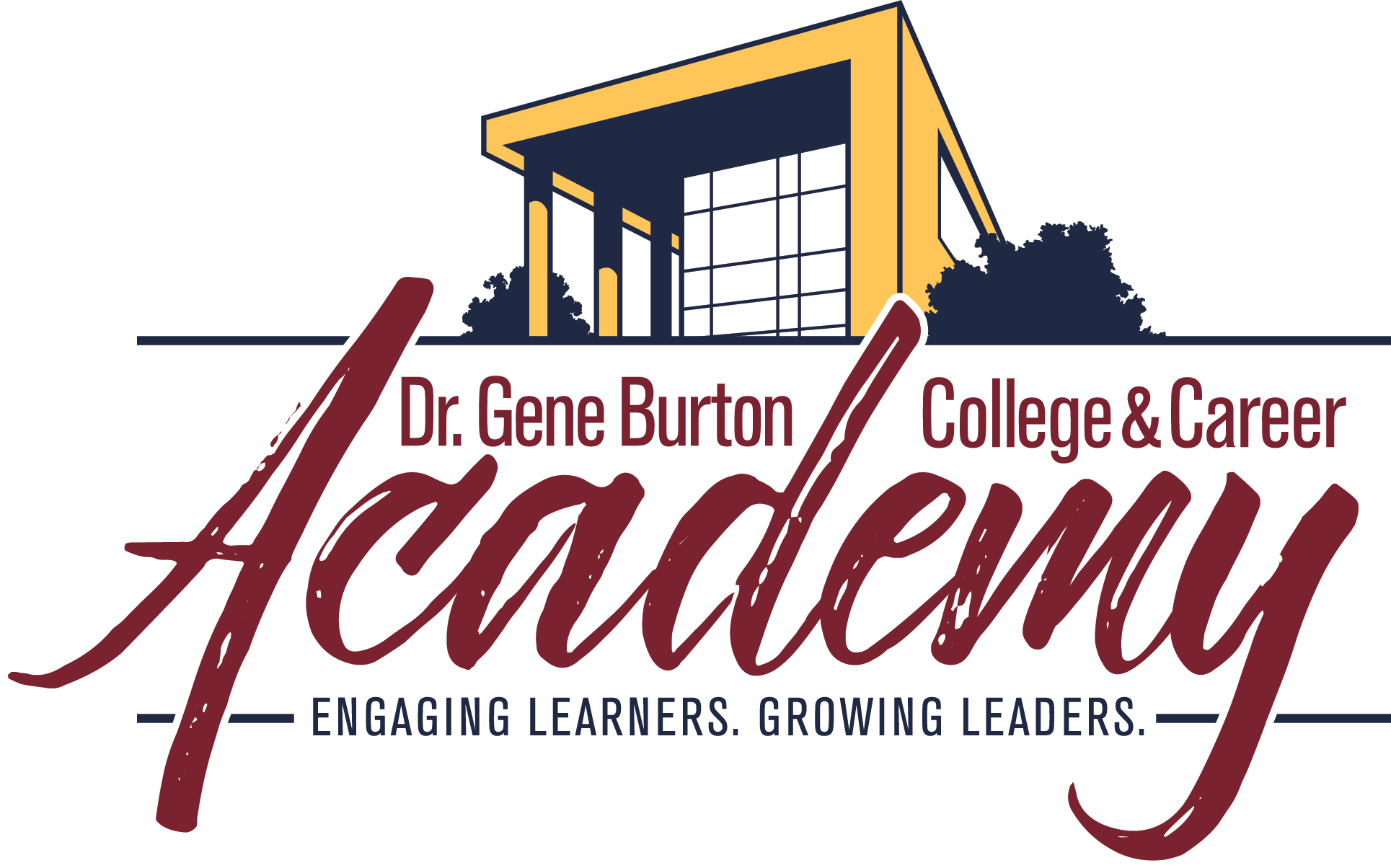 Gene Burton C&c Academy - Gene Burton College And Career Academy Logo (1929x1204), Png Download