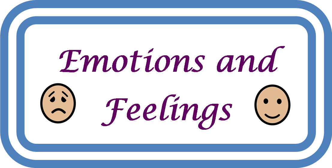 Feelings And Emotions - Feelings And Emotions Label (1107x562), Png Download