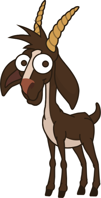 Goatdark - Burro (343x673), Png Download