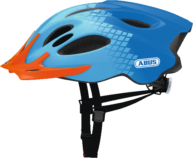 Aduro Diamond Blue L - Abus Aduro Road Helmet - Yellow / Green - L (640x523), Png Download