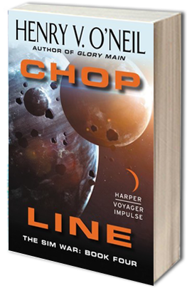 Inside The Book - Chop Line: The Sim War: Book Four (sim War) (300x425), Png Download