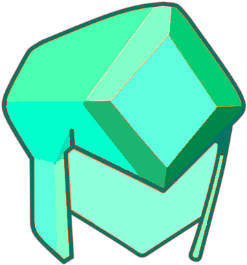 Malachite Crash Helmet - Steven Universe Malachite Helmet (640x456), Png Download