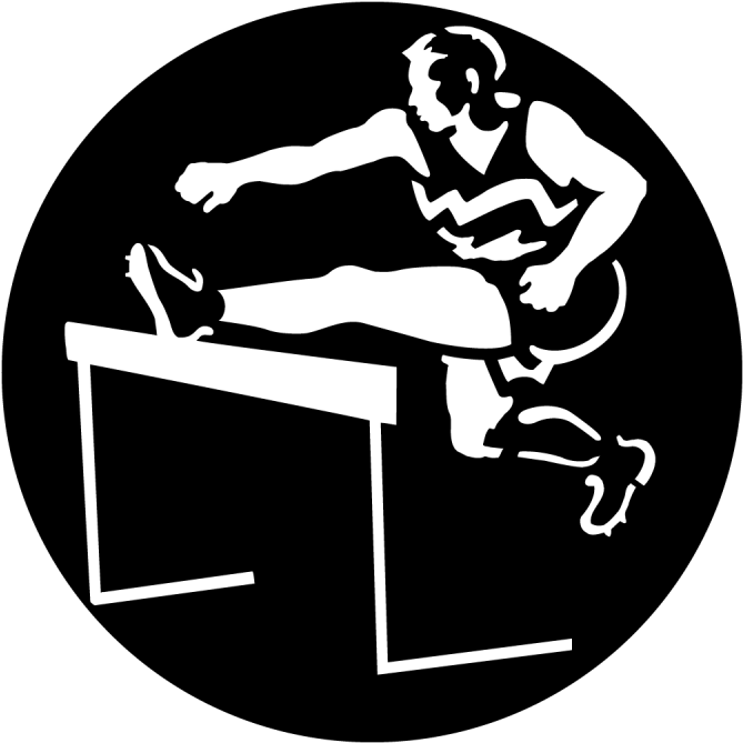 Sports - Hurdles - Apollo Sports Hurdles Steel Gobo Ms-4048 (800x800), Png Download