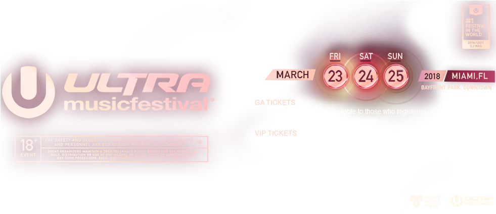 Ultra Music Festival (980x550), Png Download