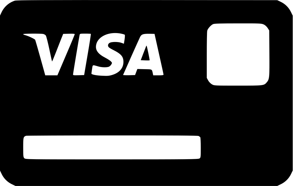 Visa Card - - Corporate Black Leather Zippered Promotional Portfolios (981x624), Png Download