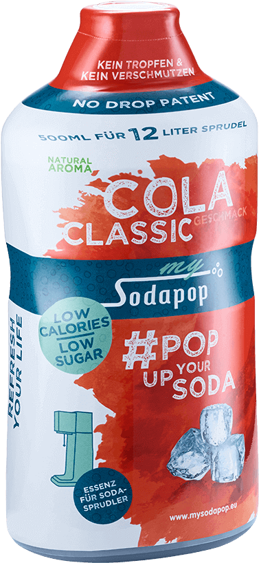E403241 - Mysodapop Essence Cola, 500ml, Für 12 Liter (450x890), Png Download