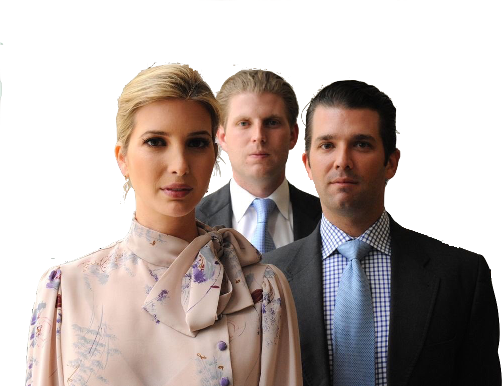 2 Sep - Ivanka Eric Donald Jr (1035x770), Png Download