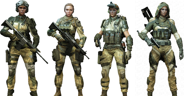 Skins Warface (774x406), Png Download