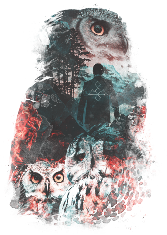 Not What They Seem Inspired By Twin Peaks Wall Tapestry (1024x887), Png Download