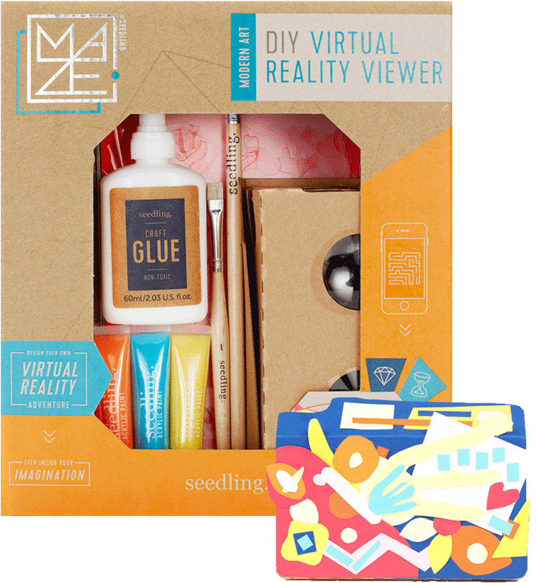 Diy Virtual Reality Viewer - Diy Virtual Reality Viewer: Modern Art (1024x1024), Png Download