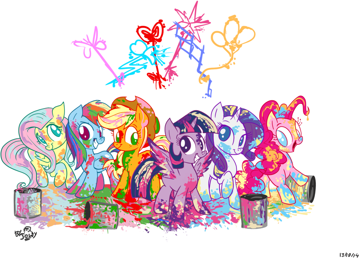 Alicorn, Applejack, Artist - Mane 6 Rainbow Power (1280x912), Png Download