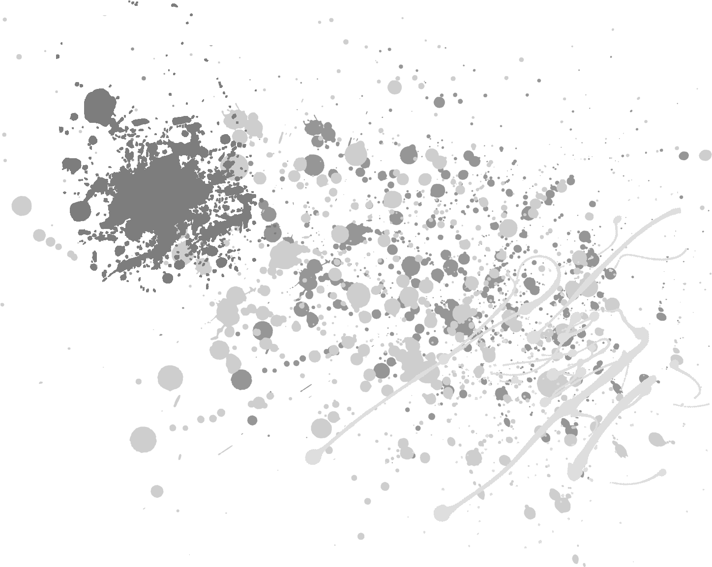 G G 2018 Splatter Paint Only In Black - Bloody Rise Of Axis Video (1500x1500), Png Download