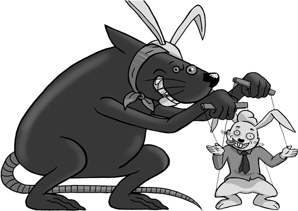 Rata X Liebre - Rat (585x420), Png Download