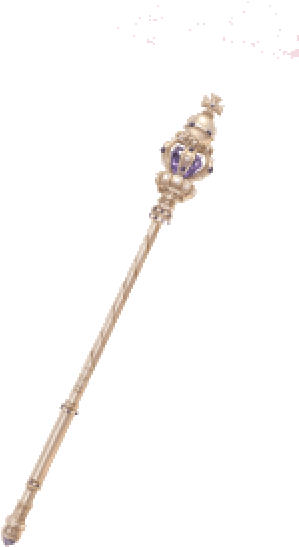 Amethyst Crutch - Flute (372x604), Png Download
