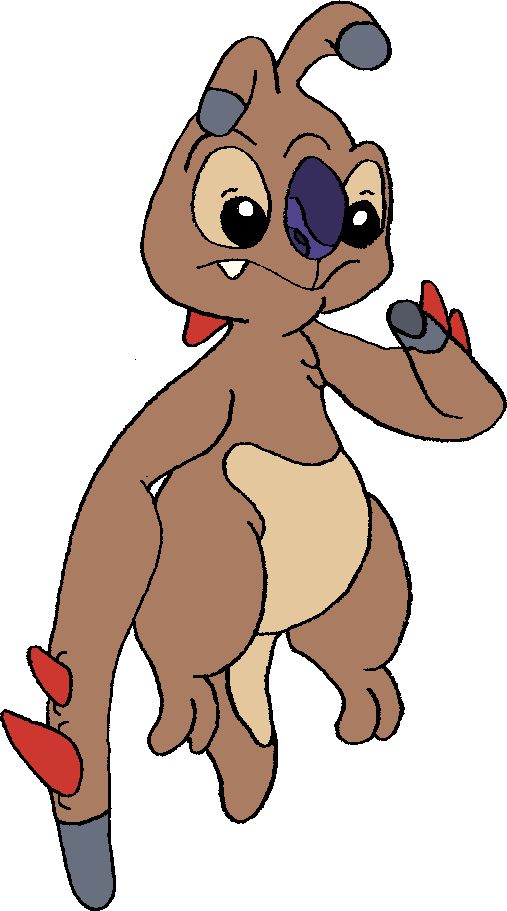 Crutch, A - K - A - Experiment 129, Is An Illegal Genetic - Lilo And Stitch Experiments 633 (1121x1942), Png Download