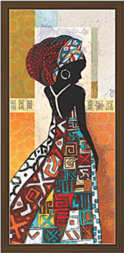 Capa Para Almofada Mdecor Africana Vermelho (500x500), Png Download