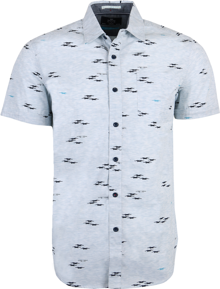 Flying Seagulls Shirt - Polo Shirt (800x975), Png Download