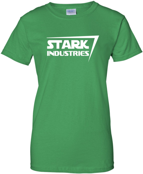 Stark Industries T Shirt G200l Gildan Ladies' 100% - Green Teddy Halloween Women T-shirt - Irish Green - (600x600), Png Download